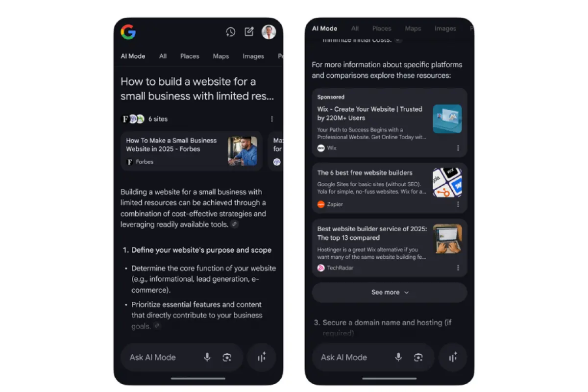 Google тестує рекламу в AI-режимі пошуку: користувачі побачать оголошення у відповідях ШІ