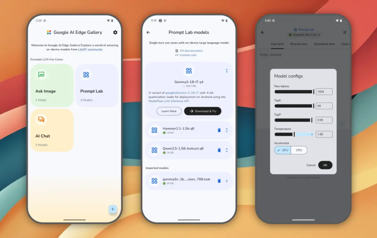 Google випустила додаток для запуску офлайн-ШІ прямо на смартфоні